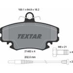 Textar | Bremsbelagsatz, Scheibenbremse | 2146304