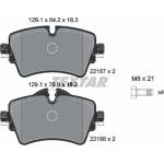 Textar | Bremsbelagsatz, Scheibenbremse | 2218701