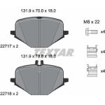 Textar | Bremsbelagsatz, Scheibenbremse | 2271701