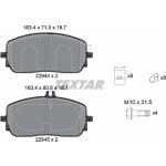 Textar | Bremsbelagsatz, Scheibenbremse | 2294401