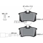 Textar | Bremsbelagsatz, Scheibenbremse | 2382301