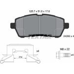 Textar | Bremsbelagsatz, Scheibenbremse | 2428302