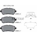 TEXTAR 2428303 Bremsbeläge mit akustischer Verschleißwarnung