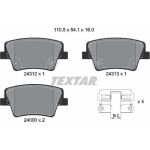 Textar | Bremsbelagsatz, Scheibenbremse | 2431201