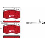 TRW | Bremsbelagsatz, Scheibenbremse | GDB1543DTE