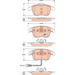 TRW | Bremsbelagsatz, Scheibenbremse | GDB1762