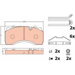 TRW | Bremsbelagsatz, Scheibenbremse | GDB5084