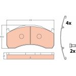 TRW | Bremsbelagsatz, Scheibenbremse | GDB5089