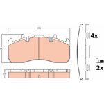 TRW | Bremsbelagsatz, Scheibenbremse | GDB5102
