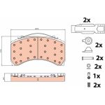 TRW | Bremsbelagsatz, Scheibenbremse | GDB5117