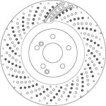 TRW | Bremsscheibe | DF6873S