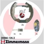 Zimmermann | Bremsbackensatz | 20990.126.3