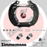 Zimmermann | Bremsbackensatz | 20990.129.8