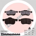 Zimmermann | Bremsbelagsatz, Scheibenbremse | 23073.990.1