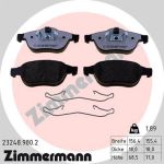 Zimmermann | Bremsbelagsatz, Scheibenbremse | 23248.980.2