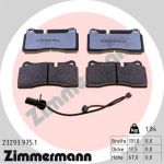 Zimmermann | Bremsbelagsatz, Scheibenbremse | 23293.975.1