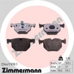 Zimmermann | Bremsbelagsatz, Scheibenbremse | 23447.970.1