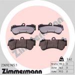 Zimmermann | Bremsbelagsatz, Scheibenbremse | 23692.965.1