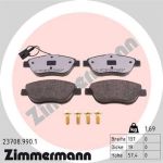 Zimmermann | Bremsbelagsatz, Scheibenbremse | 23708.990.1