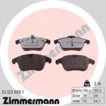 Zimmermann | Bremsbelagsatz, Scheibenbremse | 24123.900.1