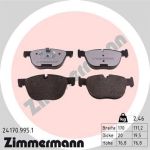 Zimmermann | Bremsbelagsatz, Scheibenbremse | 24170.995.1