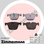 Zimmermann | Bremsbelagsatz, Scheibenbremse | 24458.970.1