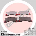 Zimmermann | Bremsbelagsatz, Scheibenbremse | 24553.960.1