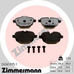 Zimmermann | Bremsbelagsatz, Scheibenbremse | 24561.975.1