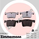 Zimmermann | Bremsbelagsatz, Scheibenbremse | 25199.995.1