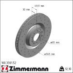 Zimmermann | Bremsscheibe | 100.3301.52