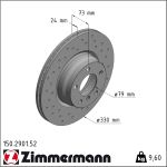 Zimmermann | Bremsscheibe | 150.2901.52