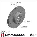 Zimmermann | Bremsscheibe | 150.2903.52