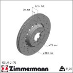 Zimmermann | Bremsscheibe | 150.2941.70