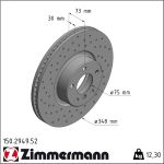 Zimmermann | Bremsscheibe | 150.2949.52