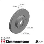 Zimmermann | Bremsscheibe | 150.3447.20