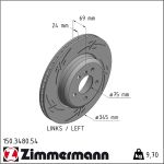 Zimmermann | Bremsscheibe | 150.3480.54