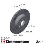 Zimmermann | Bremsscheibe | 150.3484.54