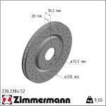 Zimmermann | Bremsscheibe | 230.2384.52