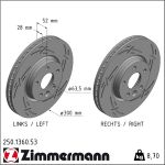 Zimmermann | Bremsscheibe | 250.1360.53