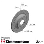 Zimmermann | Bremsscheibe | 370.3056.52