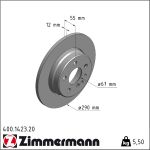 Zimmermann | Bremsscheibe | 400.1423.20