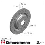 Zimmermann | Bremsscheibe | 400.3687.52