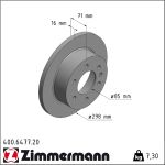 Zimmermann | Bremsscheibe | 400.6477.20