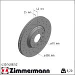 Zimmermann | Bremsscheibe | 430.1488.52