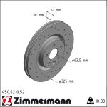 Zimmermann | Bremsscheibe | 450.5210.52