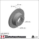 Zimmermann | Bremsscheibe | 460.1009.52