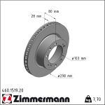 Zimmermann | Bremsscheibe | 460.1519.20