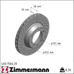 Zimmermann | Bremsscheibe | 460.1566.20