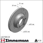 Zimmermann | Bremsscheibe | 460.1583.20