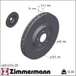 Zimmermann | Bremsscheibe | 460.4514.20